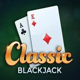 Classic Blackjack slot logo by Red Tiger Gaming at Winz Casino