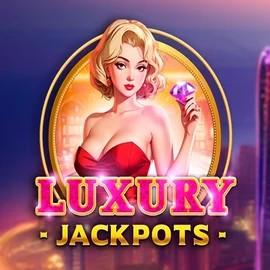 Luxury Jackpots slot logo by Triple Cherry at Winz Casino