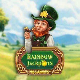 Rainbow Jackpots Megaways by Red Tiger Gaming, showcased at winzcasinos.com – game logo