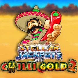 Stellar Jackpots with Chilli Gold x2 logo – Jackpots by Lightning Box Game at Winz Casino