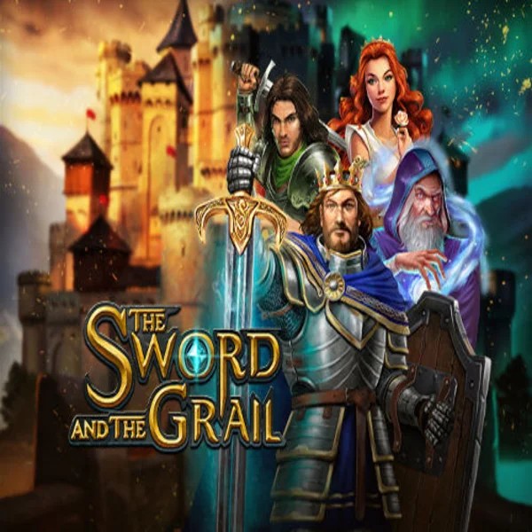 The Sword and the Grail slot visual from Play'n GO available on winzcasinos.com